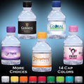 8 oz. Custom Label Spring Water w/ Flat Cap - Clear Bottle